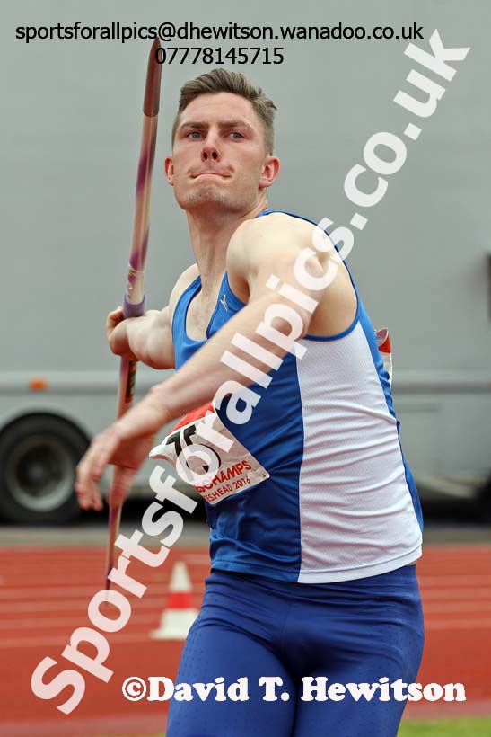 Senior boys javelin, English Schools Track and Field. Photo: David T. Hewitson/Sports for All Pics